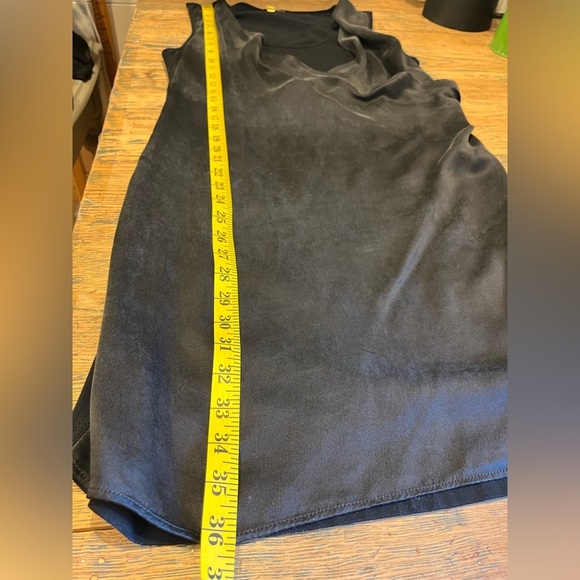 📍Black Silk Drape Dress - Axara Paris (Size 40) - Picture 5 of 9